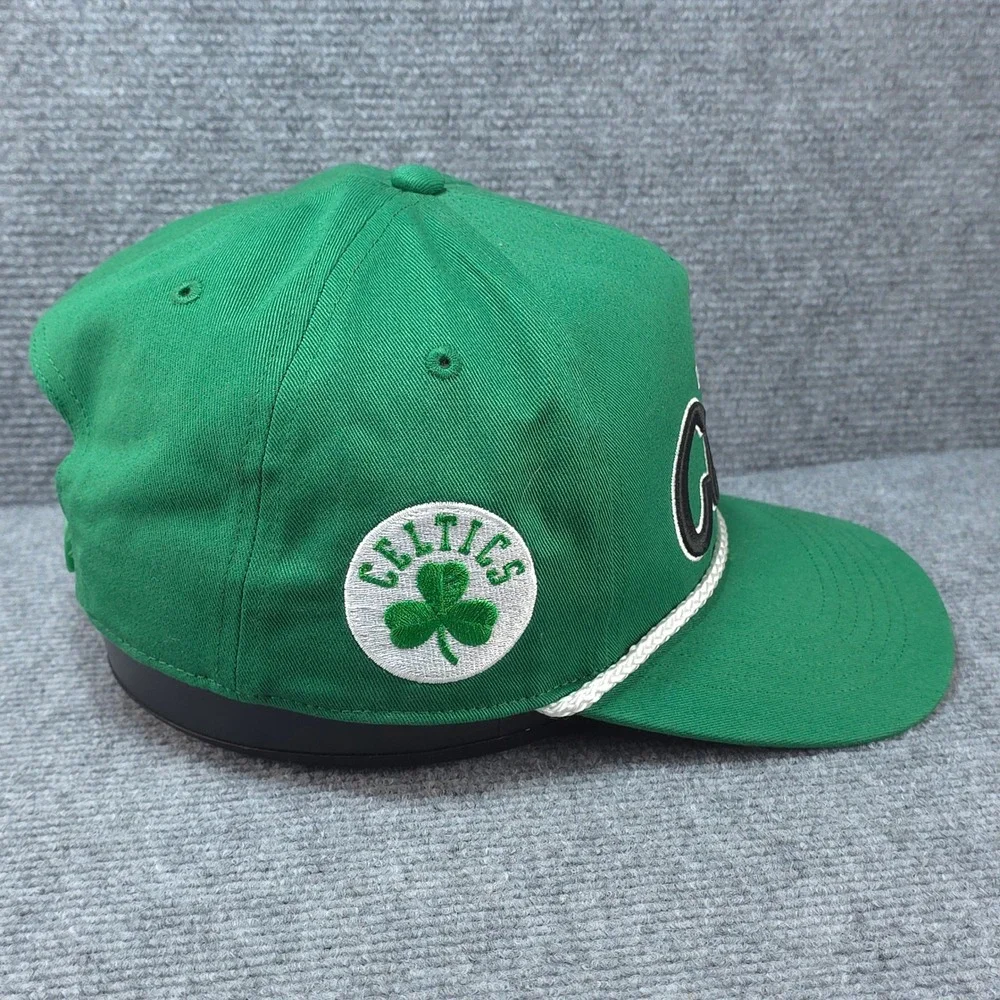 Boston Celtics Hat Cap Snapback Mens Green NBA Basketball Streetwear Logo‎